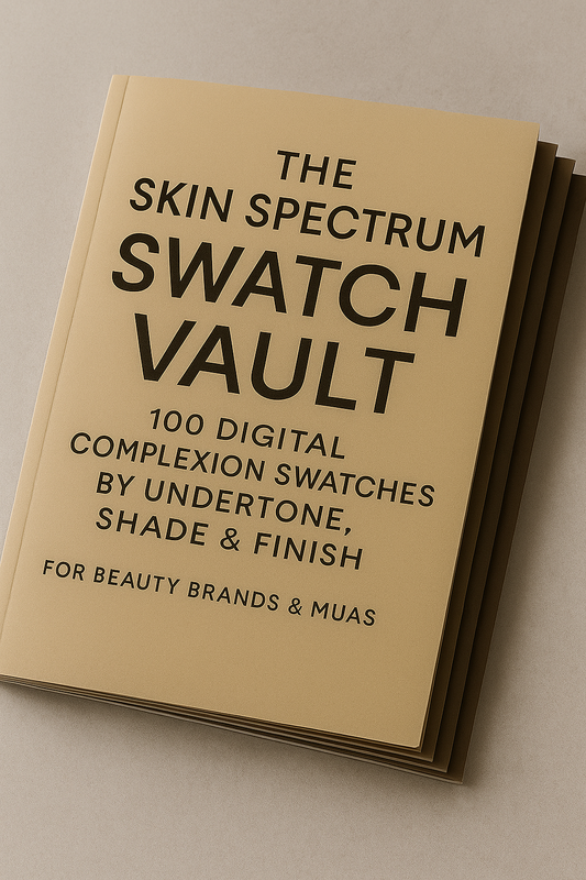 The Skin Spectrum Swatch Vault: 100 Digital Complexion Swatches by Undertone, Shade & Finish for Beauty Brands & MUAs